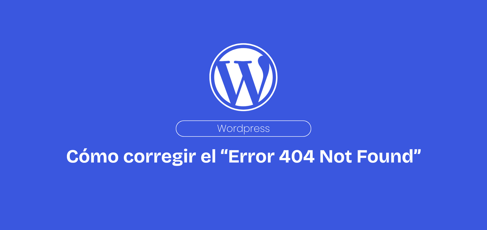 Cómo corregir el “Error 404 Not Found”