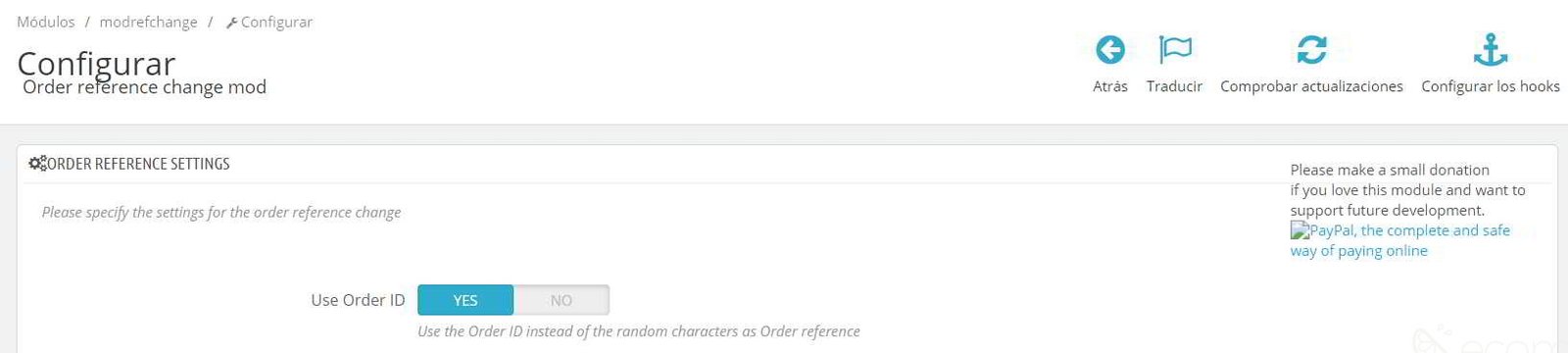 Usar el ID de Pedido en Lugar de la Referencia en PrestaShop 1.7 con Order reference change mod 
