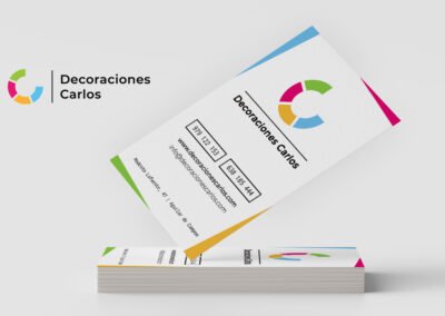 Tarjetas Decoraciones Carlos