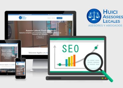 Optimización SEO en Huici Asesores Legales