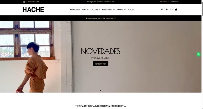 Hache tienda online EcommJuice